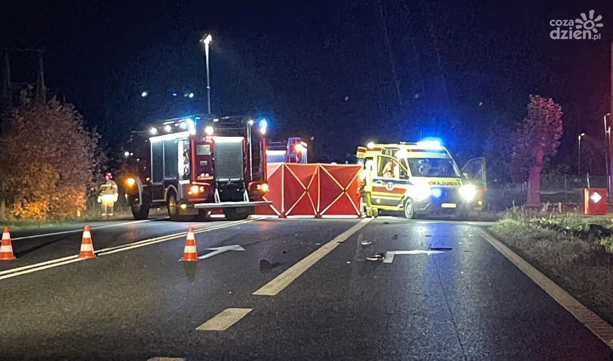 Tragiczny wypadek na drodze krajowej. Dwie osoby nie żyją