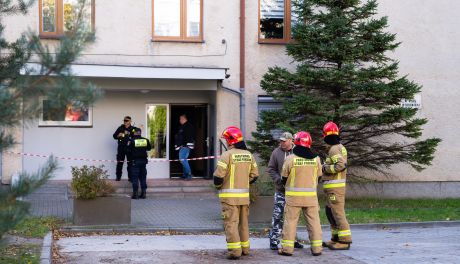 Zdjęcia Ewakuacja mieszkańców przy ul. Paderewskiego (zdjęcia)