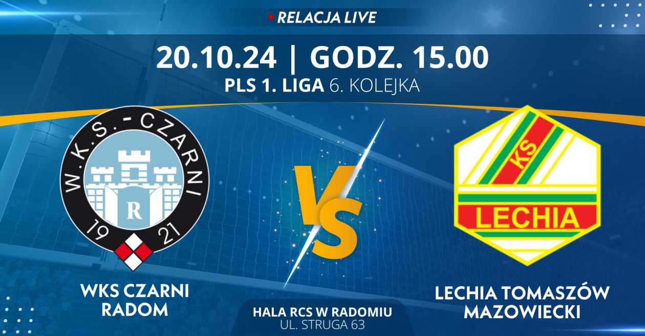 WKS Czarni Radom - Lechia Tomaszów Mazowiecki (relacja LIVE)