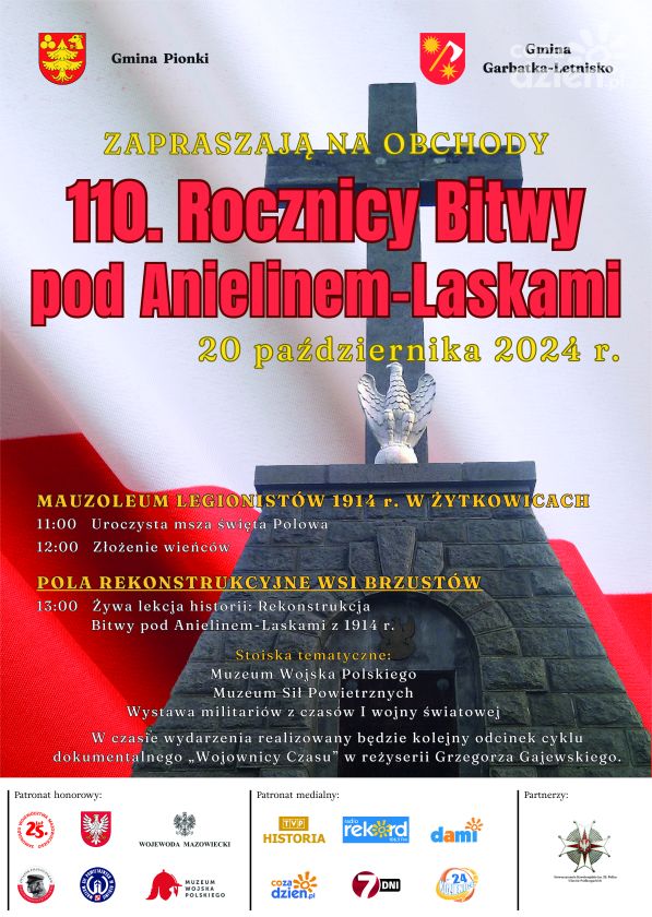 Będzie rekonstrukcja Bitwy pod Anielinem-Laskami