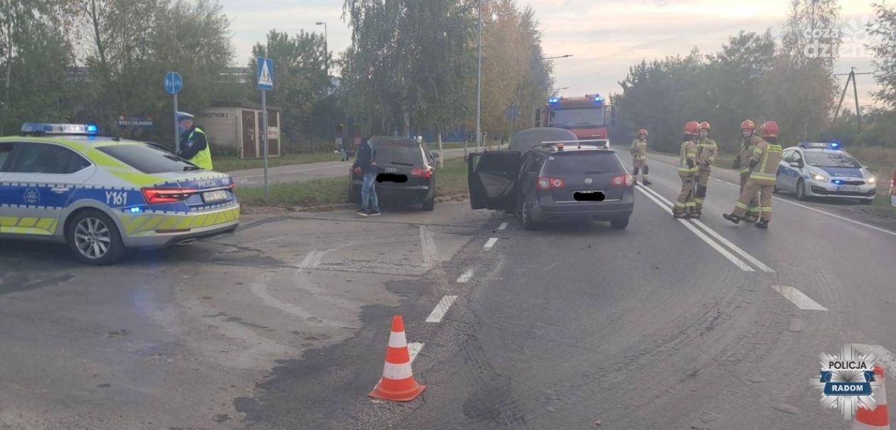 Dwoje dzieci trafiło do szpitala po wypadku w Radomiu