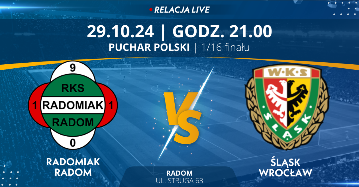 Radomiak Radom - Śląsk Wrocław (relacja LIVE)