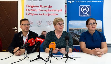 Zdjęcia Konferencja prasowa w Mazowieckim Szpitalu Specjalistycznym dot. darowizny przekazanej przez Fundację DKMS (zdjęcia)