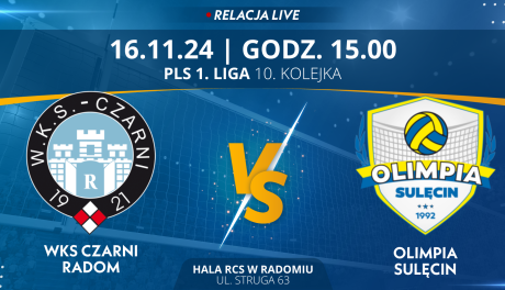 WKS Czarni Radom - Olimpia Sulęcin (relacja LIVE)