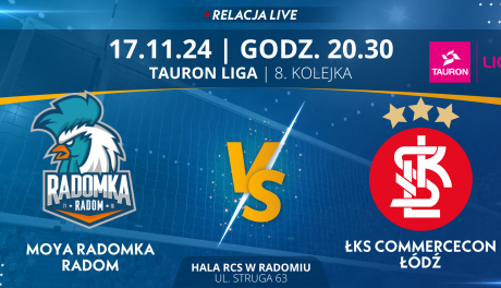 Moya Radomka Radom - ŁKS Commercecon Łódź (relacja LIVE)