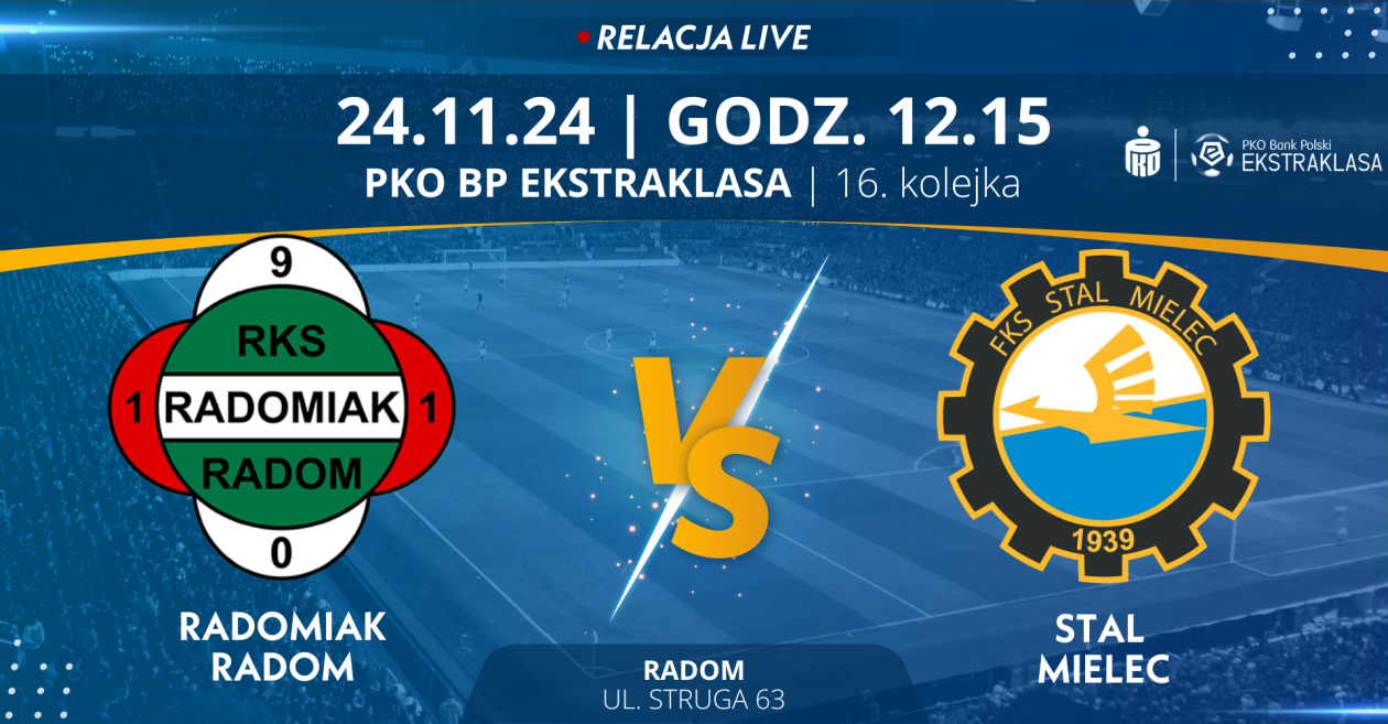 Radomiak Radom - Stal Mielec (relacja LIVE)