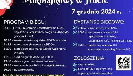 W sobotę VII Charytatywny Bieg Mikołajkowy w Hucie