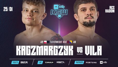 Patryk Kaczmarczyk powalczy z Ahmedem Vilą na gali XTB KSW 102 w Radomiu 