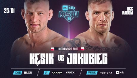 Tomasz Jakubiec zderzy się z "Polskim Czołgiem" na gali XTB KSW 102 w Radomiu