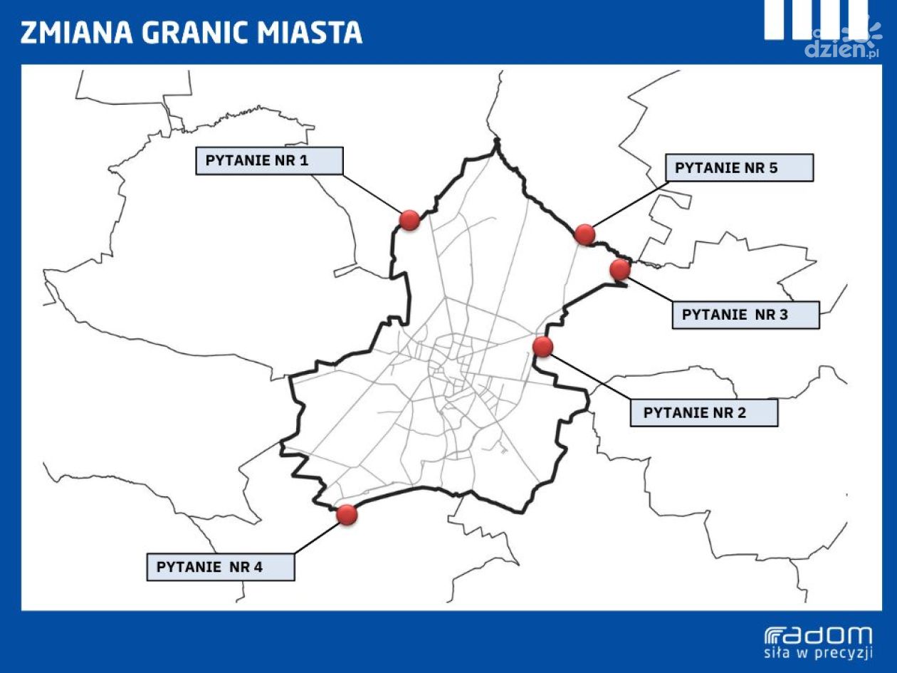 Ruszają konsultacje w sprawie zmiany granic administracyjnych Radomia