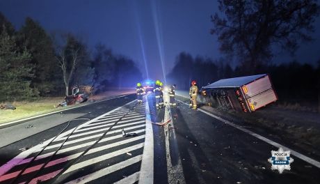 Śmiertelny wypadek na DK12