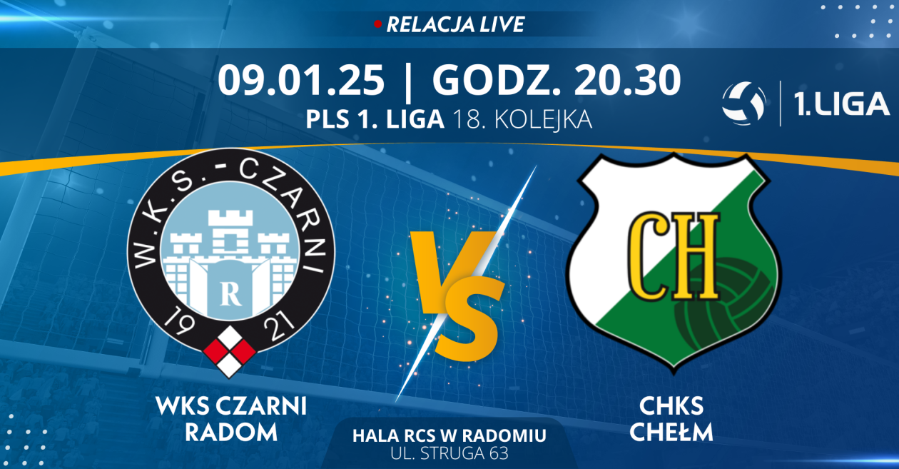 WKS Czarni Radom - ChKS Chełm (relacja LIVE)