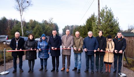 Otwarcie dróg w gminie Głowaczów – w miejscowościach Łukawa i Klementynów (zdjęcia)