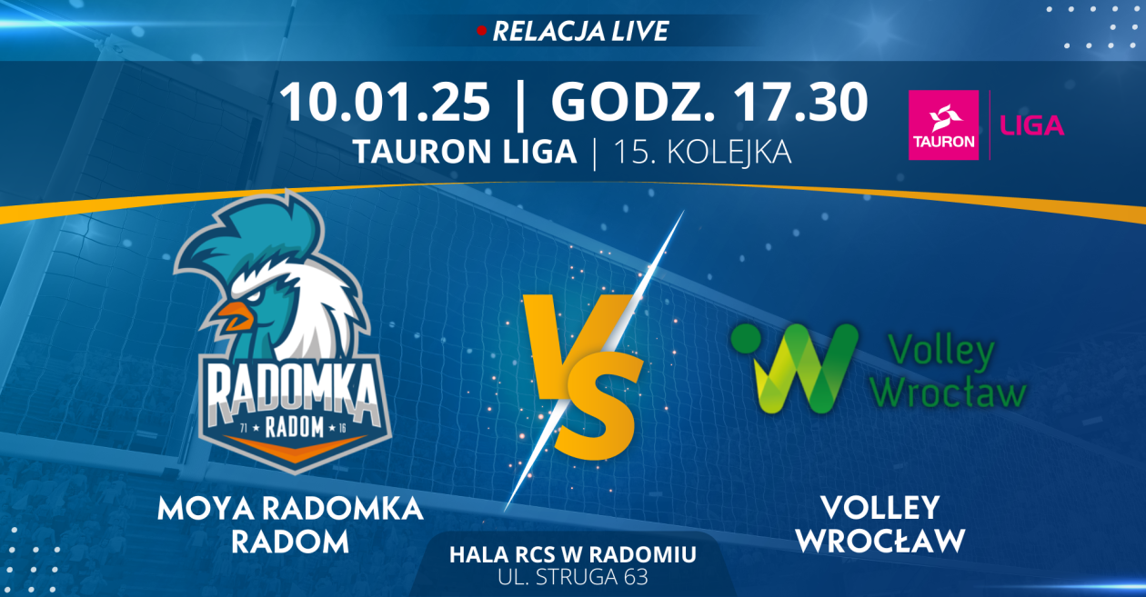 Moya Radomka Radom - #VolleyWrocław (relacja LIVE)