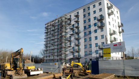 Postęp prac budowy mieszkań komunalnych przy ul. Piastowskiej (zdjęcia)