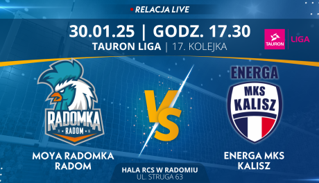 Moya Radomka Radom - Energa MKS Kalisz (relacja LIVE)