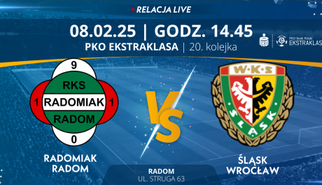 Radomiak Radom - Śląsk Wrocław (relacja LIVE)