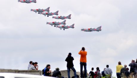 Tłumy spotterów na dzień przed Air Show