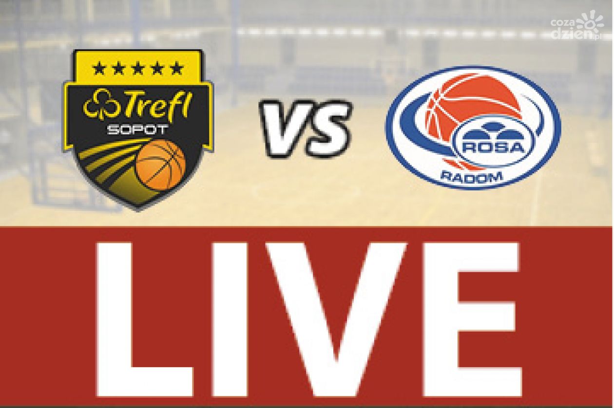 Trefl Sopot - ROSA Radom  85:82 (zapis relacji)