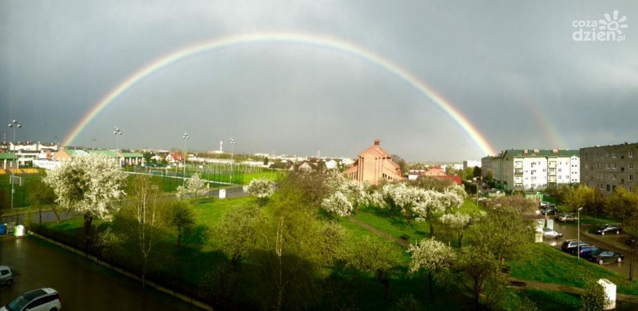 Zjawiskowa tęcza nad Radomiem