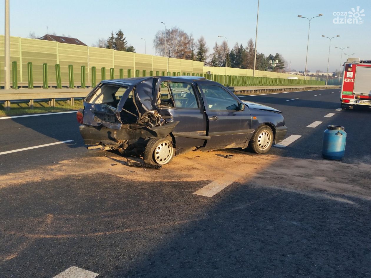 BIAŁOBRZEGI. Wypadek na 